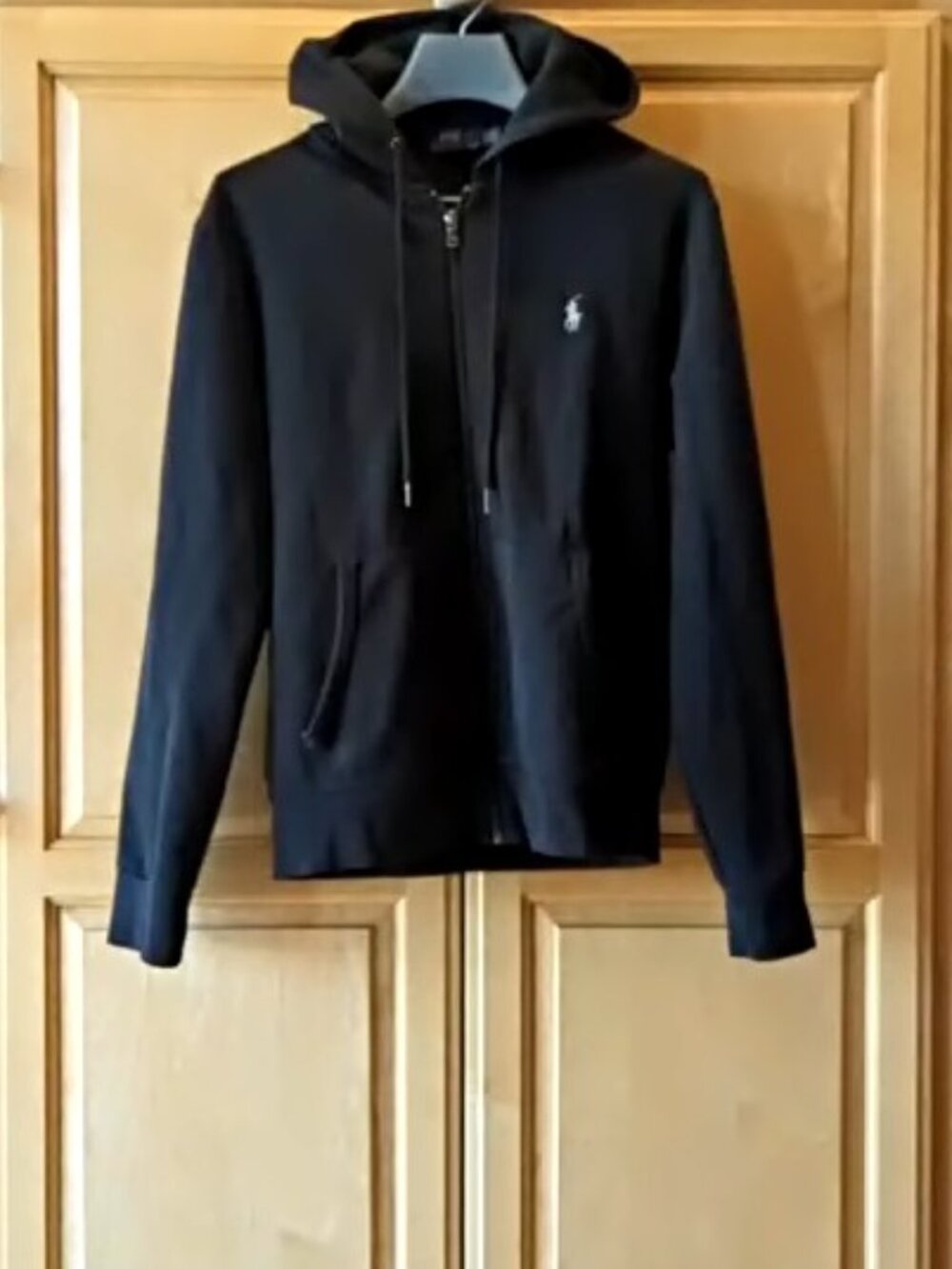 Black Polo Hoodie